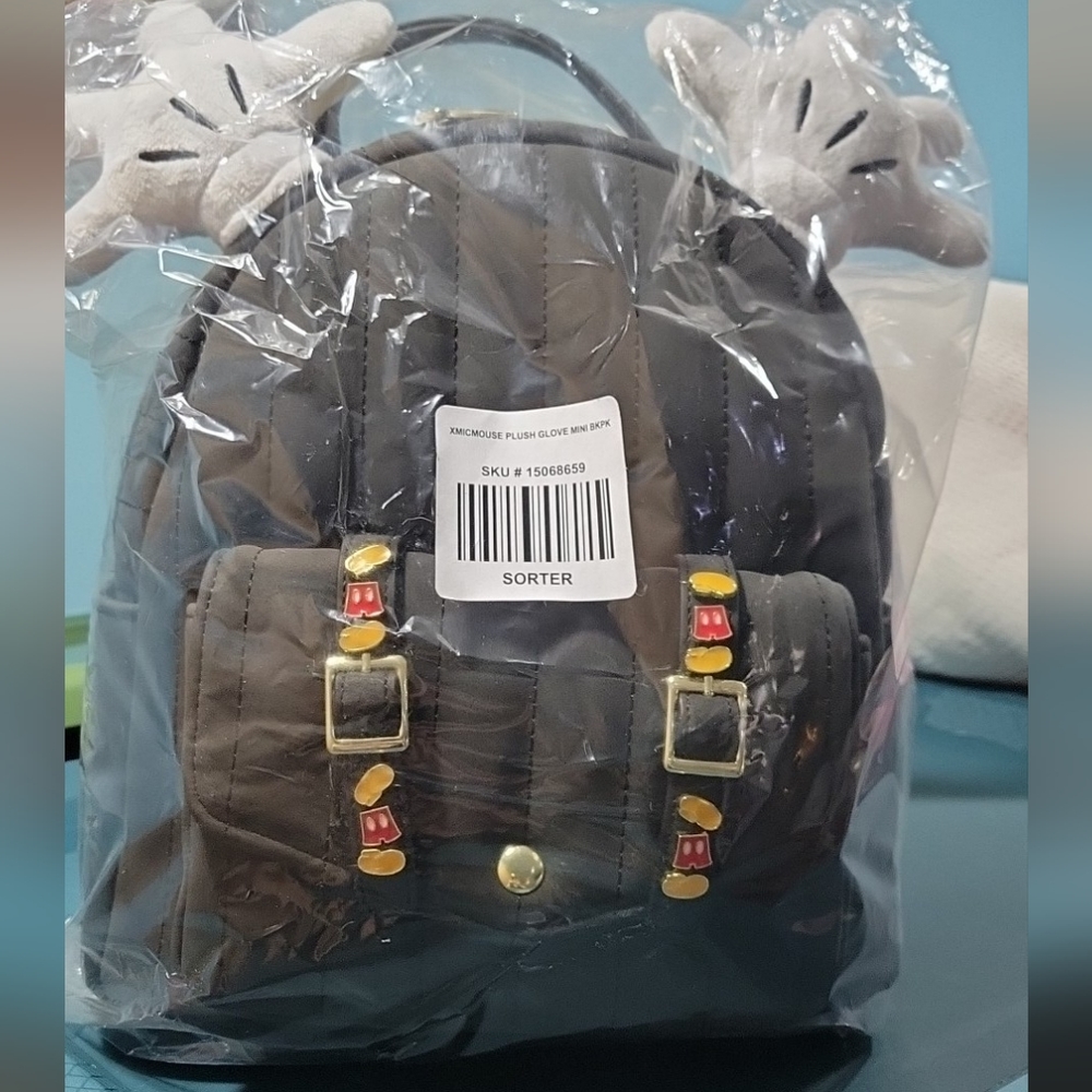 Mickey mouse mini plush backpack